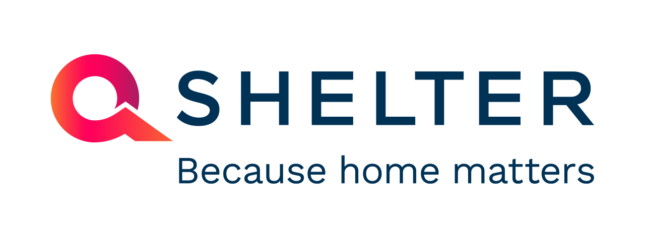 Q Shelter logo. Because houme matters